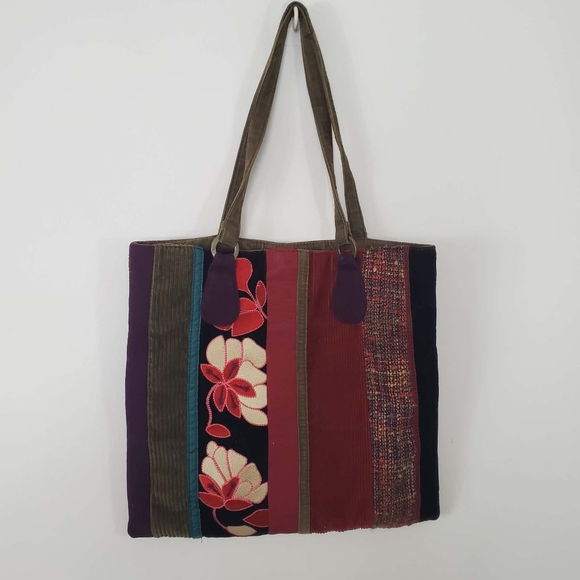 Handbags - Coloblock Tote Bag